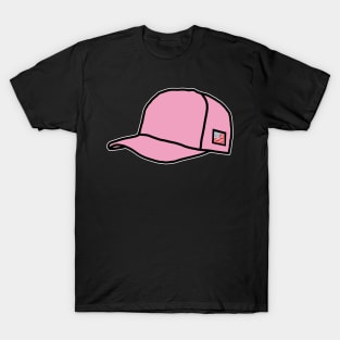 Trucker Hats Pink Graphic T-Shirt